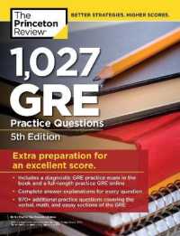 1,027 GRE Practice Questions : GRE Prep for an Excellent Score (Graduate Test Prep) （5TH）