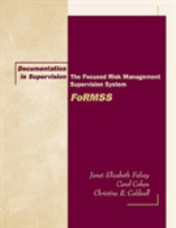 Documentation in Supervision : The Focused Risk Management Supervision System (Formss