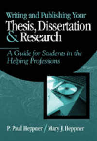 Writing and Publishing Your Thesis, Dissertation, and Research : A Guide for Students in the Helping Professions
