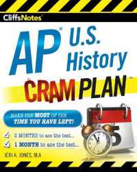 Cliffsnotes AP U.S. History Cram Plan （First Edition, New）
