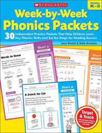 Week-By-Week Phonics Packets : Grades K-3