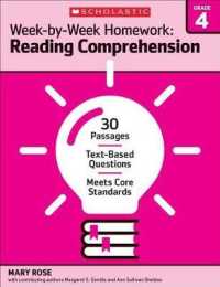 Week-By-Week Homework: Reading Comprehension Grade 4 : 30 Passages - Text-Based Questions - Meets Core Standards (Week-by-week Homework)