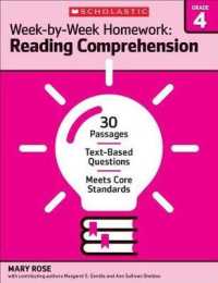 Week-By-Week Homework: Reading Comprehension Grade 4 : 30 Passages - Text-Based Questions - Meets Core Standards (Week-by-week Homework)