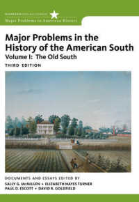 Major Problems in the History of the American South, Volume 1 （3RD）