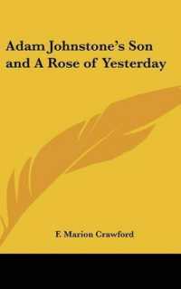Adam Johnstone's Son and a Rose of Yesterday