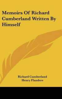 Memoirs of Richard Cumberland Written by Himself