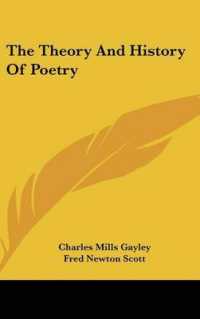 The Theory and History of Poetry