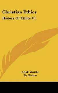 Christian Ethics : History of Ethics V1