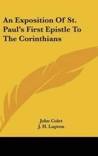 An Exposition of St. Paul's First Epistle to the Corinthians