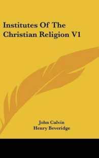 Institutes of the Christian Religion V1