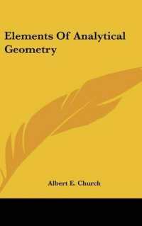 Elements of Analytical Geometry