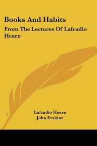 Books and Habits : From the Lectures of Lafcadio Hearn