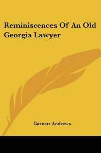 Reminiscences of an Old Georgia Lawyer