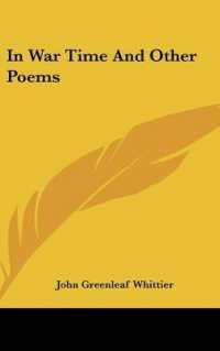 In War Time and Other Poems