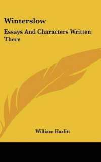 Winterslow : Essays and Characters Written There
