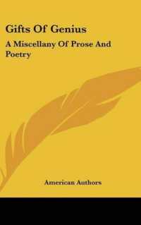 Gifts of Genius : A Miscellany of Prose and Poetry