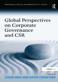 コーポレート・ガバナンスとCSR：グローバルな視点<br>Global Perspectives on Corporate Governance and CSR (Corporate Social Responsibility)