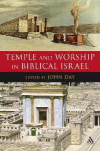 Temple and Worship in Biblical Israel (The Library of Hebrew Bible/old Testament Studies)
