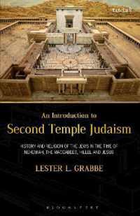 An Introduction to Second Temple Judaism : History and Religion of the Jews in the Time of Nehemiah, the Maccabees, Hillel, and Jesus