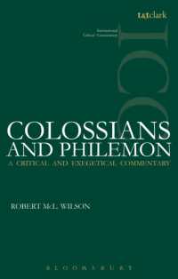Colossians and Philemon (ICC) (International Critical Commentary)