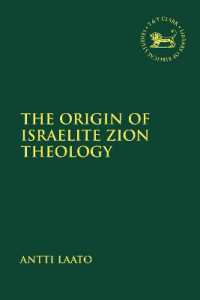 The Origin of Israelite Zion Theology (The Library of Hebrew Bible/old Testament Studies)