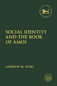 Social Identity and the Book of Amos (The Library of Hebrew Bible/old Testament Studies)