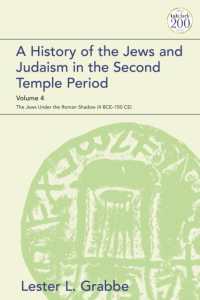 A History of the Jews and Judaism in the Second Temple Period, Volume 4 : The Jews under the Roman Shadow (4 BCE-150 CE) (The Library of Second Temple Studies)
