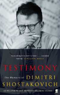 Testimony : The Memoirs of Dmitri Shostakovich as related to and edited by Solomon Volkov