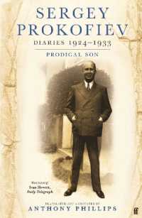 Sergey Prokofiev Diaries 1924-1933 : Prodigal Son