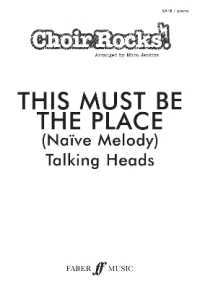 CHOIR ROCKS! This Must Be the Place (Talking Heads) (Choir Rocks!)