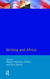Writing and Africa (Crosscurrents)