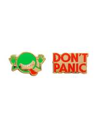 The Hitchhiker's Guide to the Galaxy Enamel Pin Set - Pin Set of 2