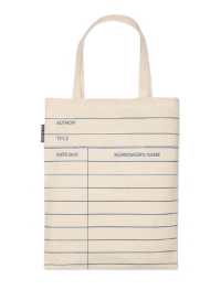 Library Card (Natural) Tote Bag