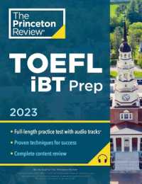 Princeton Review TOEFL iBT Prep with Audio/Listening Tracks, 2023 : Practice Test + Audio + Strategies & Review (College Test Preparation)