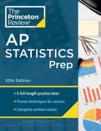 Princeton Review AP Statistics Prep, 2024 : 5 Practice Tests + Complete Content Review + Strategies & Techniques