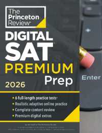 Princeton Review Digital SAT Premium Prep, 2026 : 6 Full-Length Practice Tests (3 in Book + 3 Adaptive Tests Online) + Online Flashcards + Review & Tools