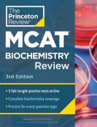 Princeton Review MCAT Biochemistry Review, 3rd Edition : Complete Content Prep + Practice Tests (Graduate School Test Preparation)