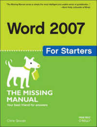 Word 2007 for Starters : The Missing Manual (Missing Manual)