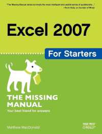 Excel 2007 for Starters (Missing Manuals)