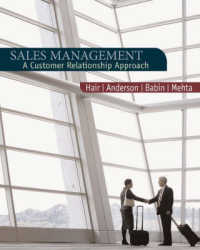 Sales Management : A Customer Relationship Approach