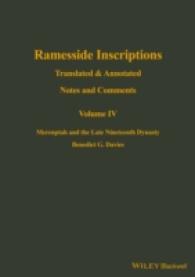 Ramesside Inscriptions, Translated and Annotated : Notes and Comments: Merenptah and the Late Nineteenth Dynasty (Ramesside Inscriptions, Translated a 〈3〉