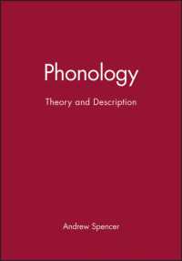 Phonology : Theory and Description (Introducing Linguistics, 1)