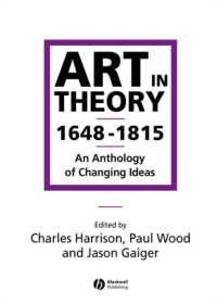 Art in Theory 1648-1815 : An Anthology of Changing Ideas
