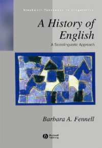 A History of English : A Socioloinguistic Approach (Blackwell Textbooks in Linguistics)