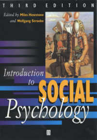 社会心理学入門（第３版）<br>Introduction to Social Psychology : A European Perspective （3 Revised）
