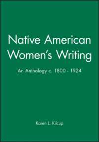 ネイティブ・アメリカン女性文学：アンソロジー<br>Native American Women's Writing C. 1800-1924 : An Anthology (Blackwell Anthologies)