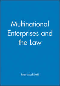 Multinational Enterprises and the Law （Reprint）