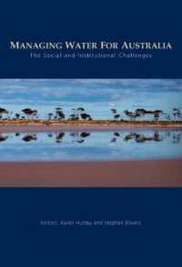 Managing Water for Australia : The Social and Institutional Changes
