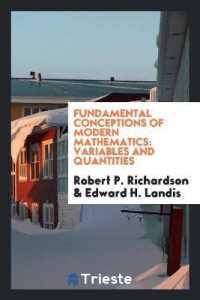 Fundamental Conceptions of Modern Mathematics : Variables and Quantities
