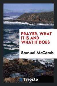 Prayer, What It Is and What It Does